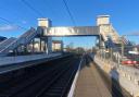 Footbridge at Uddingston Train Station
