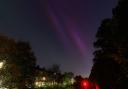 The Northern Lights seen from Pollokshields at 1am on Saturday, May 11