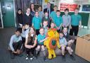 Pupils and staff at Lawmuir Primary in Bellshill