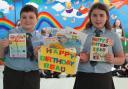 Primary pupils made Beau cards