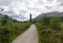 The Glenfinnan Monument was built to commemorate the soldiers who fought and died in the Jacobite Rebellion