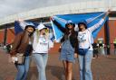 Fans arrive at Hampden Park for night one of Take That's Circus Live Tour. Friday, June 12, 2026.