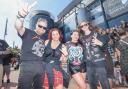 Hundreds of fans have been gathering at Hampden Park ahead of Metallica's sold out gig