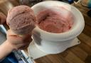 Making strawberry ice cream in the Lakeland ice cream maker