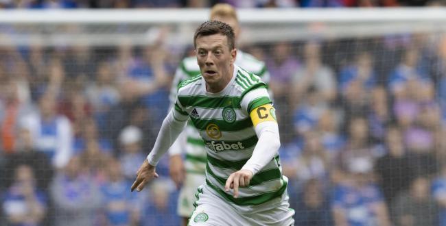 GLASGOW, SCOTLAND - AUGUST 29: Callum McGregor in action for Celtic during a cinch Premiership match between Rangers and Celtic at Ibrox, on August 29, 2021, in Glasgow, Scotland (Photo by Alan Harvey / SNS Group).