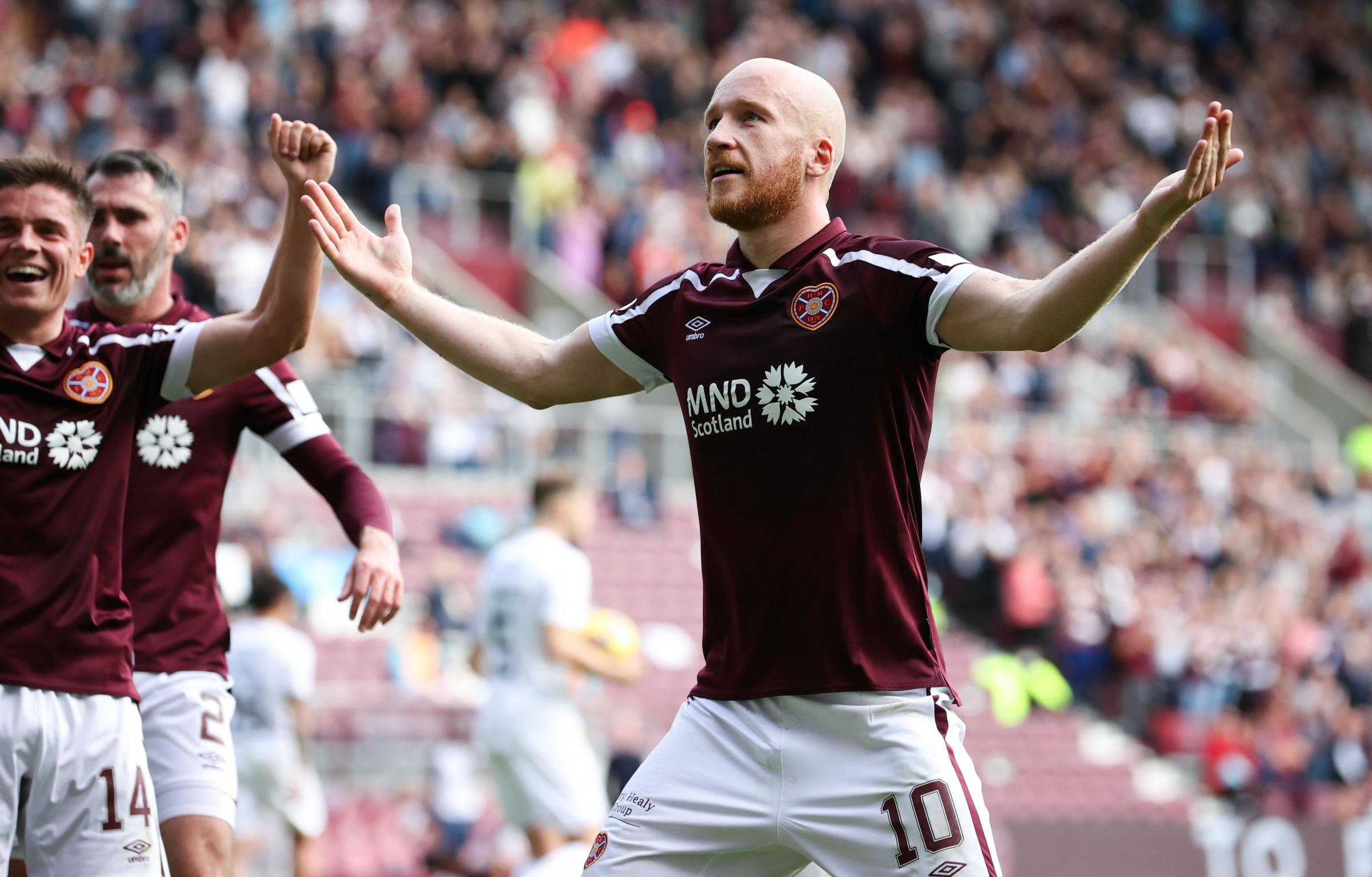 Hearts 3-0 Livingston: Hosts put lethargic Lions to the sword