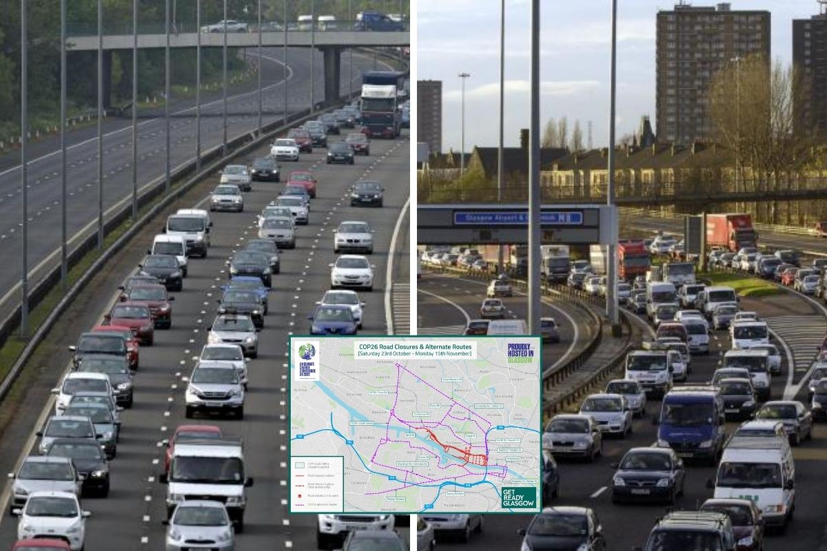Full list of road closures for Glasgow's COP26 revealed