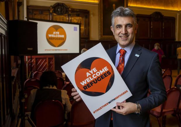 Glasgow Times: Pictured: Chief Executive of The Scottish Refugee Council Sabir Zazai