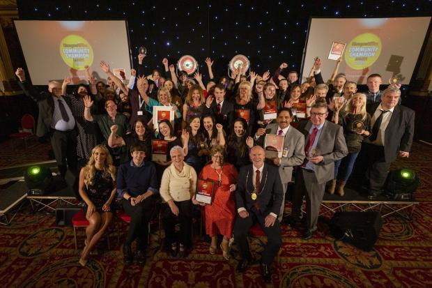 Previous winners of the Glasgow Community Champions awards. Who will win this year? Pic: Colin Mearns