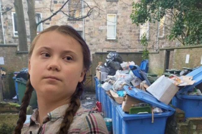 Striking binmen to join Greta Thunberg in climate march through Glasgow