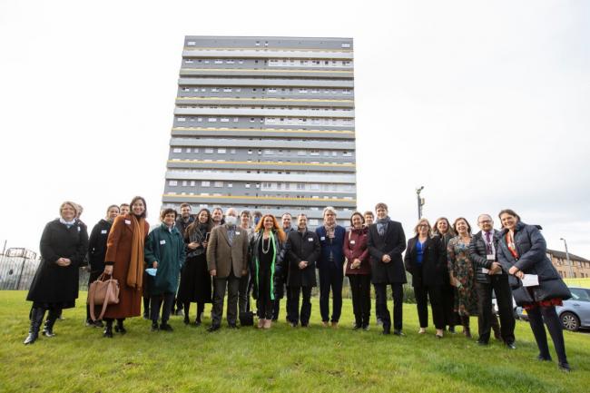 Glasgow high-rises grab COP26 praise for green renovation project