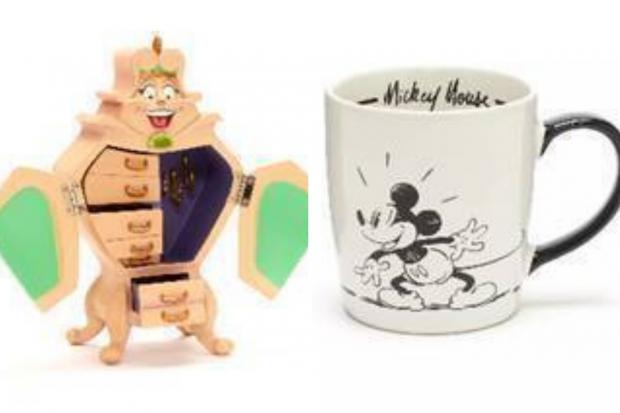 Glasgow Times: Beauty and the Beast jewllery box and Mickey mug. Credit: Disney