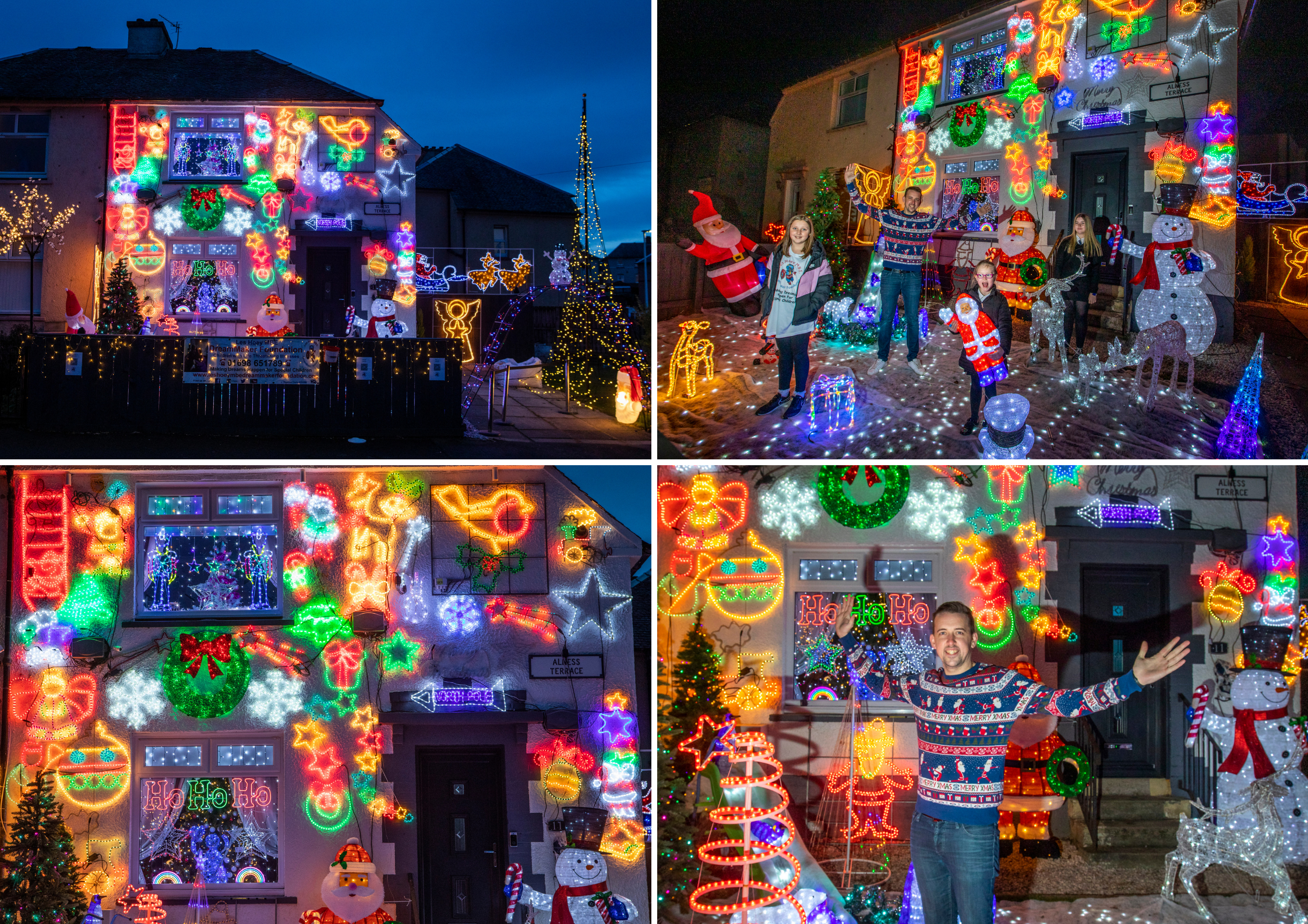 Dad from Hamilton spends £2000 on Christmas lights