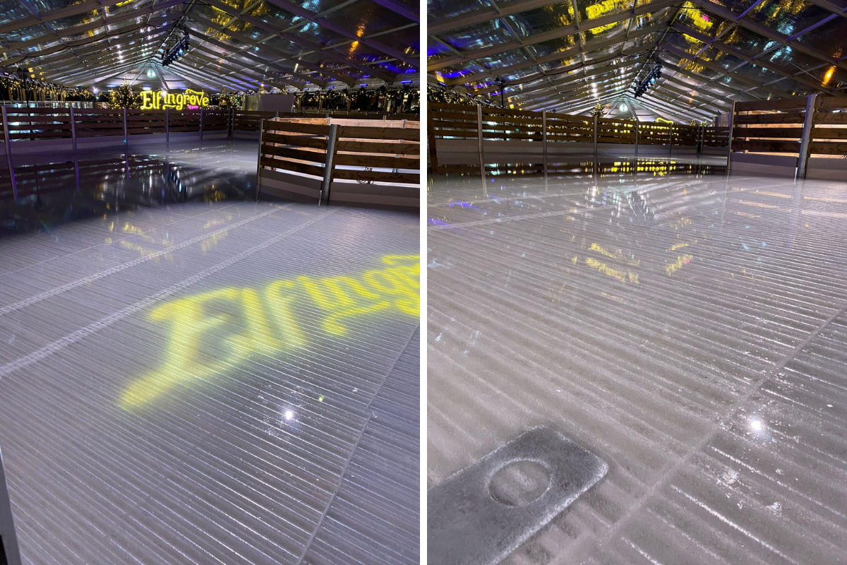 Elfingrove reveal photos of massive ice rink at Glasgow's Kelvingrove