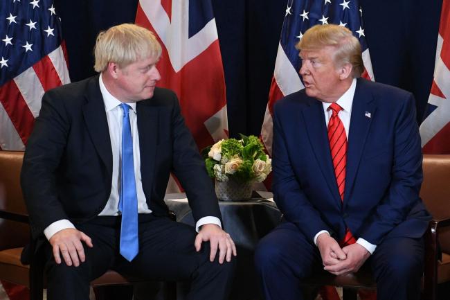 Former US president Donald Trump said Boris Johnson was 'wrong' to invest in wind power