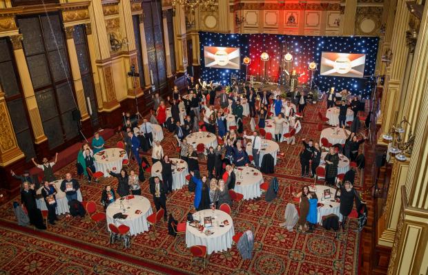 Glasgow Times: Glasgow Times Community Champion Awards 2021, City Chambers, Glasgow. Photograph by Colin Mearns.