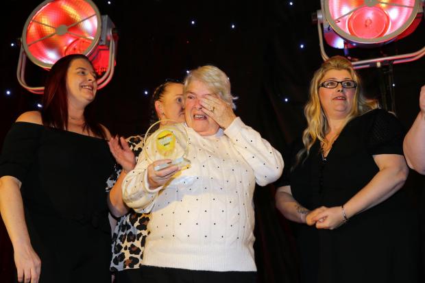 Glasgow Times: Glasgow Times Community Champion Awards 2021, City Chambers, Glasgow. Winners of the Lord Provost's special recognition award is Glasgow Baby Foodbank Ltd. Pictured from left are volunteers- Andrea Watson, Catherine Yuill, Aggie Watson and Tracy