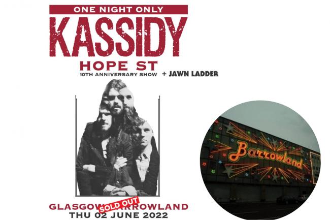 Scottish folk-rock band Kassidy reschedules sold-out Barrowlands show