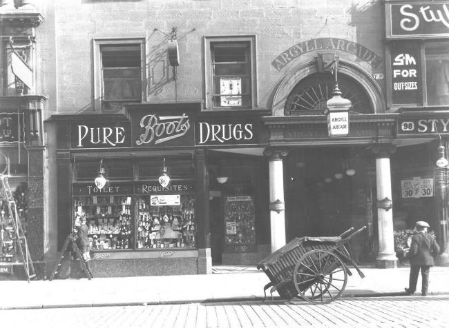 Argyll Arcade, 1930. Pic: Glasgow City Archives