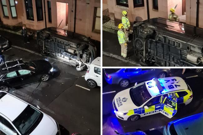 Two-vehicle crash in Glasgow's Southside as emergency crews called to scene