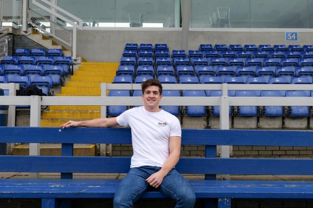 Glasgow Times: Pictured: Star rugby player Danny is an ambassador for See Me Scotland