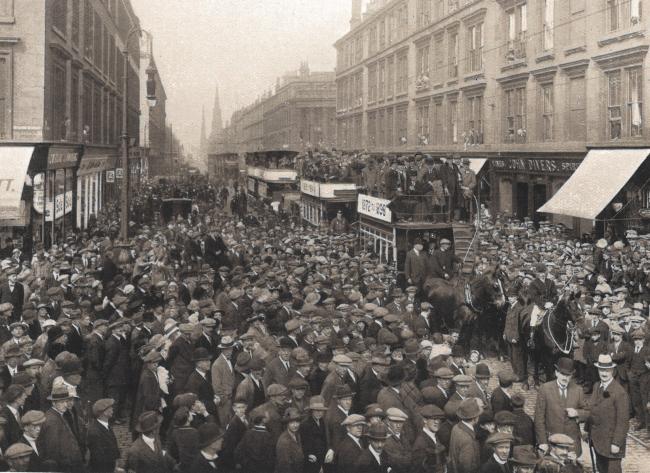 Jubilee of the Glasgow Tramways, August 1922. Pic: Glasgow City Archives
