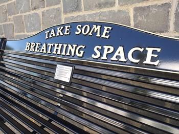 Glasgow Times: Conversation bench. Credit: Breathing Space.