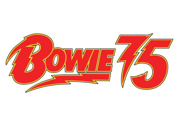Glasgow Times: Pictured: A special logo designed for the Bowie 75 night