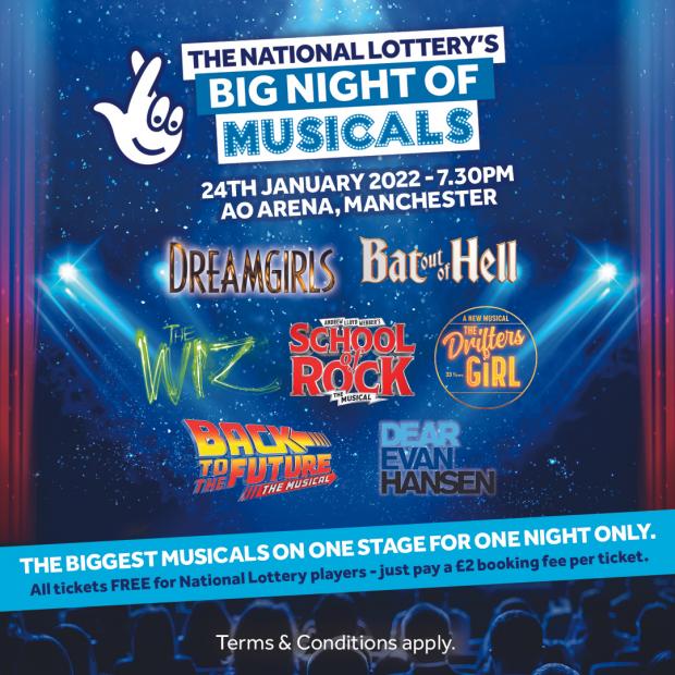 Glasgow Times: National Lottery's Big Night Of Musicals (Camelot)