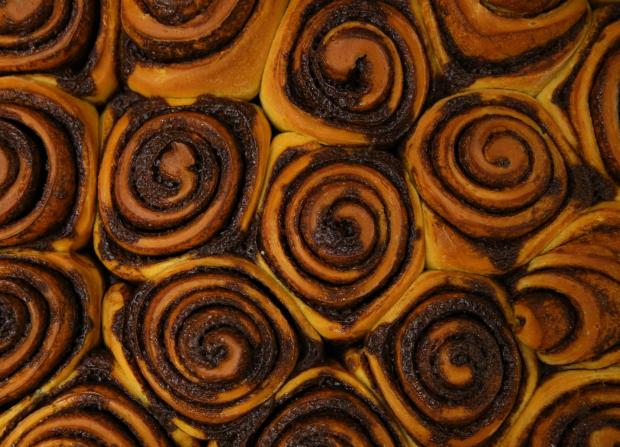 Glasgow Times: Pictured: The hypnotic swirls of Deanston's cinnamon buns