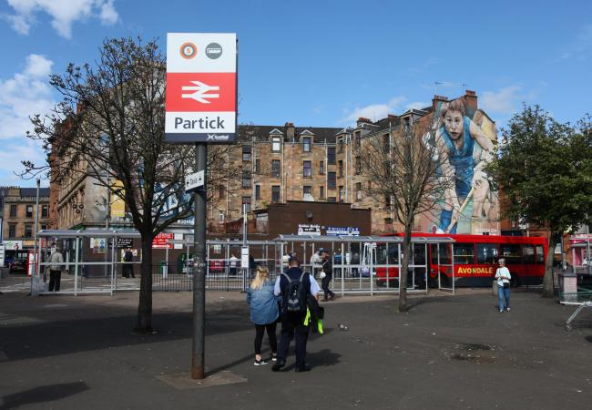 Partick train station  Picture: Colin Mearns