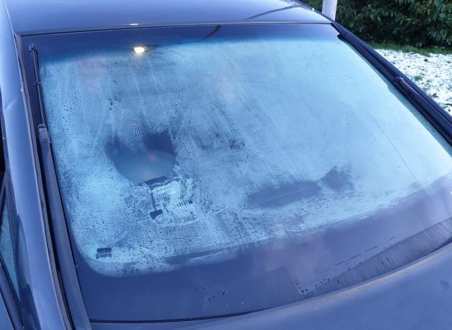 Motorist driving with 'foggy windscreen' fined for 'placing children at risk'