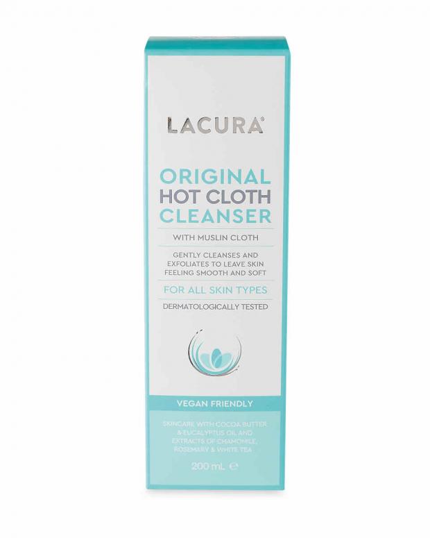 Glasgow Times: Lacura Original Hot Cloth Cleanser (Aldi)