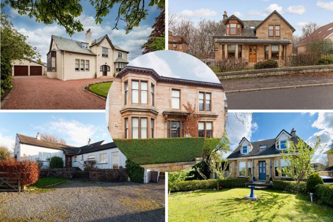 Five of the highest-priced properties on the market in Glasgow this week