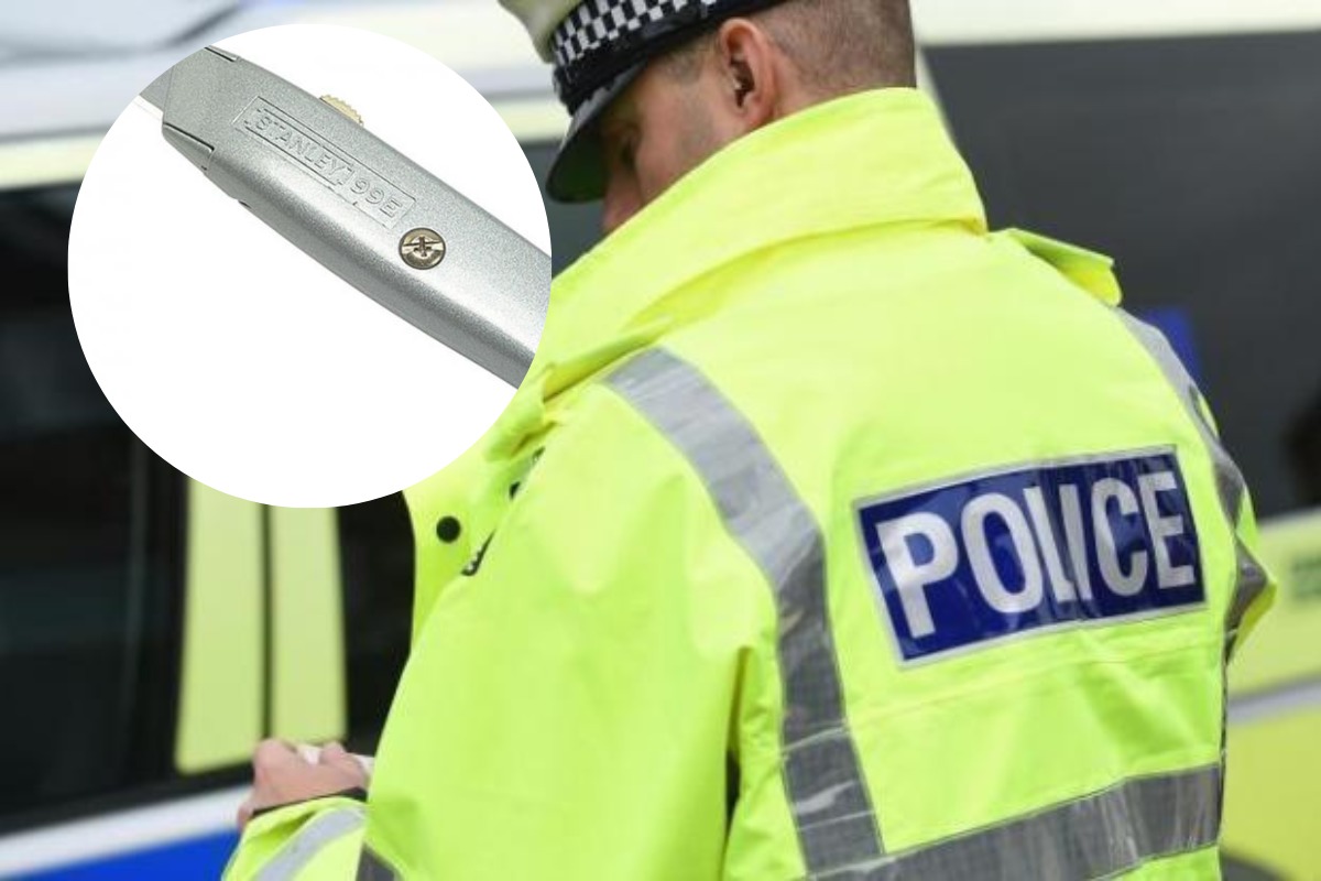 Bishopbriggs joiner caught with blade after bolting from cops