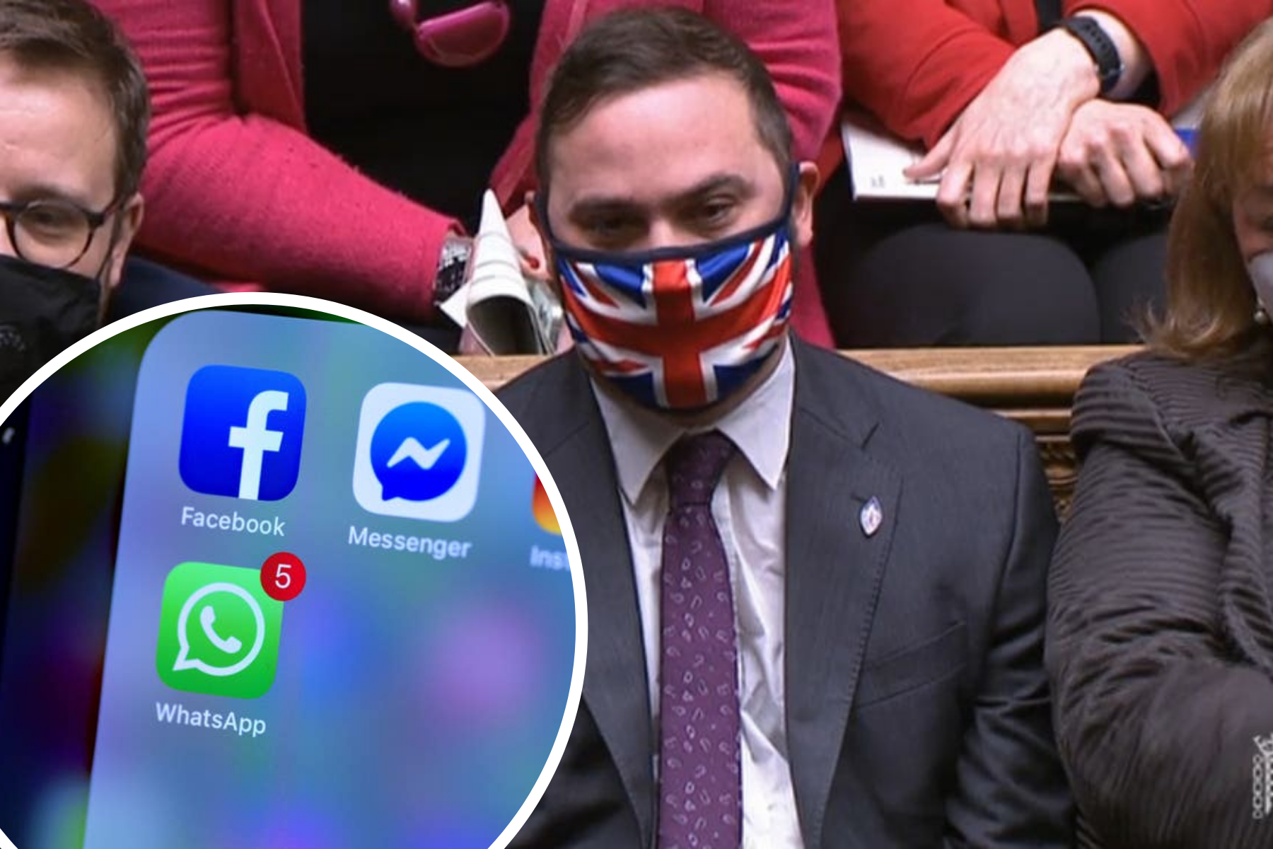 Christian Wakeford removed from Conservative WhatsApp group after joining Labour