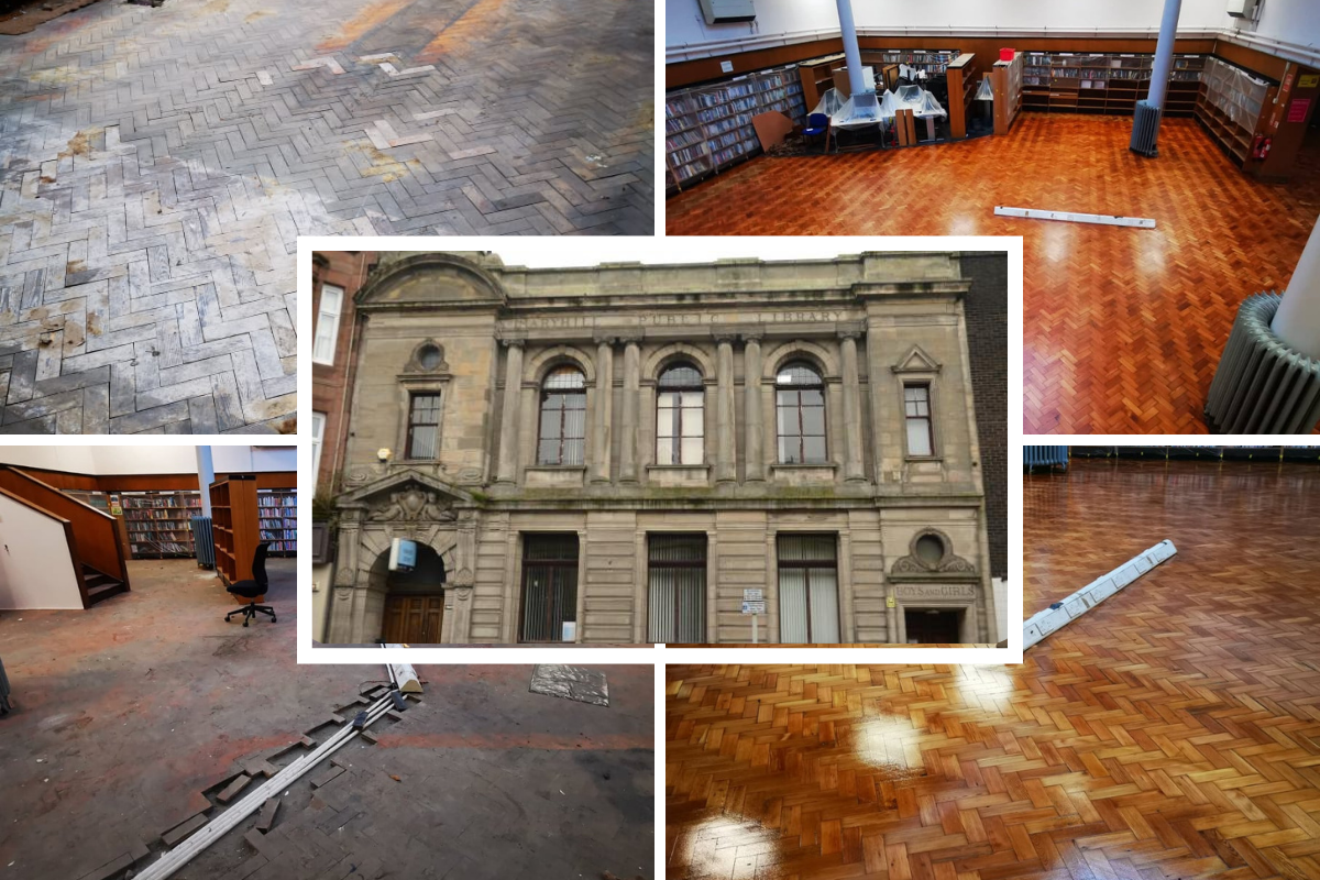 Maryhill Library Glasgow: See before and after pictures of renovation