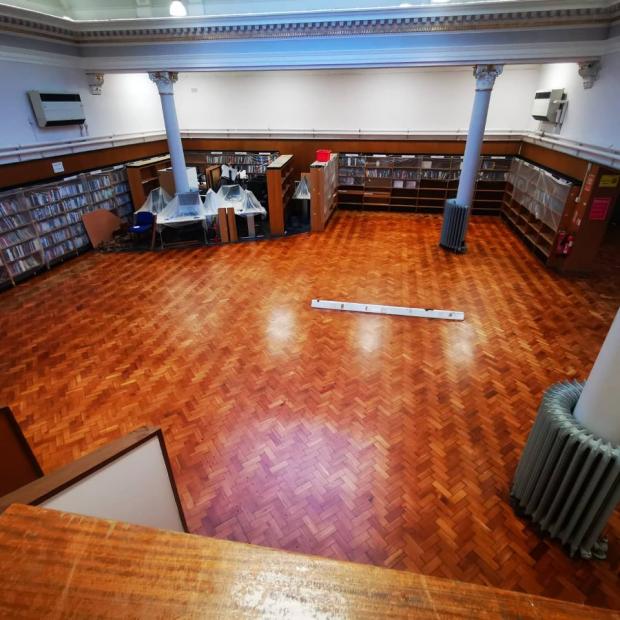 Glasgow Times: Pictured: After photos of the Maryhill library taken today