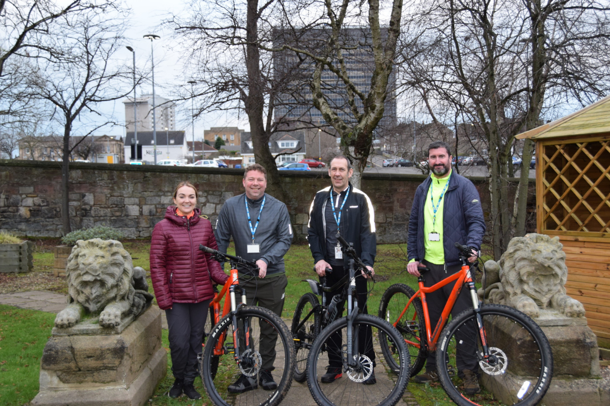 Mountain biking program at NHS Lanarkshire helps patients' mental health