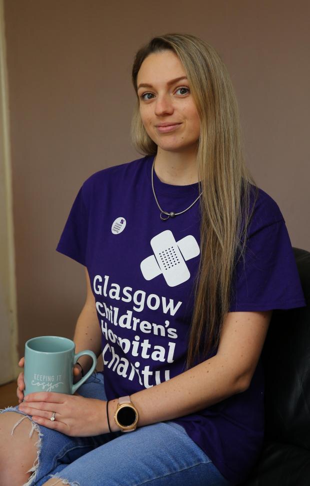 Glasgow Times: Pictured: For January Rachael has cut out sugar from her daily coffee