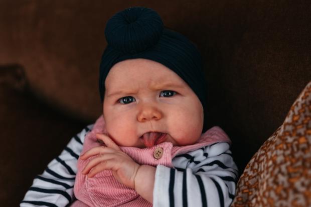 Glasgow Times: Baby Iris, who is three months old