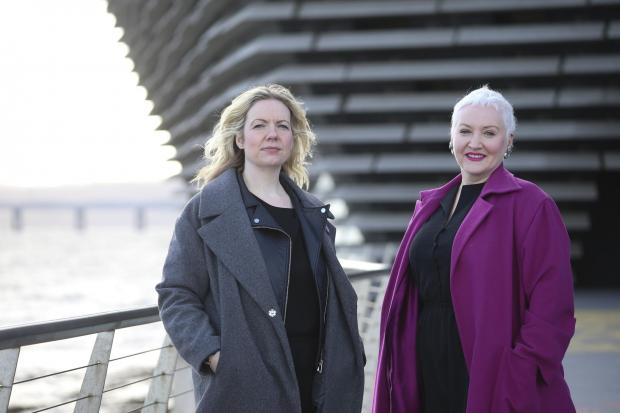 Claire Mitchell QC, right, and Zoe Venditozzi of the Witches of Scotland campaign. Pic Gordon Terris Herald & Times.