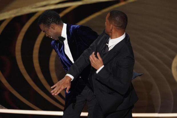 Glasgow Times: Will Smith slaps Chris Rock at the 94th Academy Awards (PA)