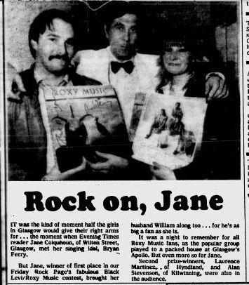 Glasgow Times: The Evening Times clipping, 1982