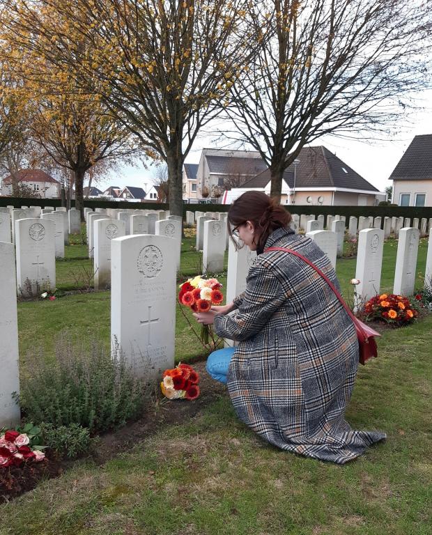 Glasgow Times: Herman's family have been looking after Scottish soldiers graves 