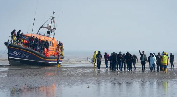 Glasgow Times: The tagging trial will be used for those who arrive in the UK in boats over the English Channel (PA)
