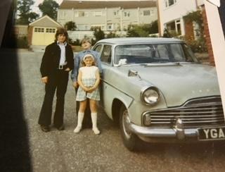 Glasgow Times: Pictured: Robert's Father's Ford Zodiac in the 1960s