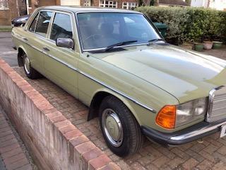 Glasgow Times: Pictured: A Mercedes w123 300D is part of Robert's collection