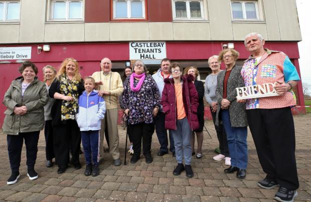 Glasgow Times: They get together every week at Castlebay Tenants Hall