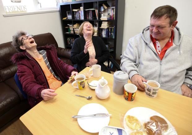 Glasgow Times: Members eat cake, have tea and chat about life